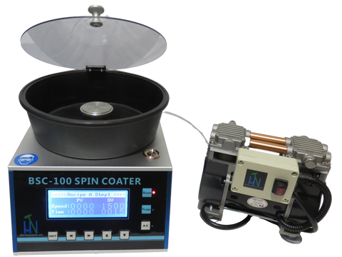 BSC-100 Spin Coater with Oil-less Vacuum Pump and Three Chucks, Free shipping and Two-year Warranty, on promotion 2390.00 Only!