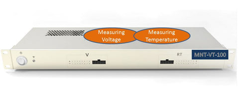 8 Channel Battery Voltage and Temperature Monitor MNT-BVT-100, UL&CSA Ready -Two-year Warranty