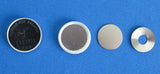 CR2032 SS 304 Coin Cell Case set, incl. top cover, bottom container, spacer, and spring  - 100sets/pack