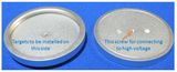 Target/source holder or support and fixing ring set for MNT-JS1600 Plasma Sputter Coater